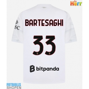 Billiga AC Milan Davide Bartesaghi #33 Bortatröja 2026-27 Kortärmad